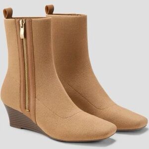 Vivaia Micaela Knit Wedge Ankle Booties Women’s